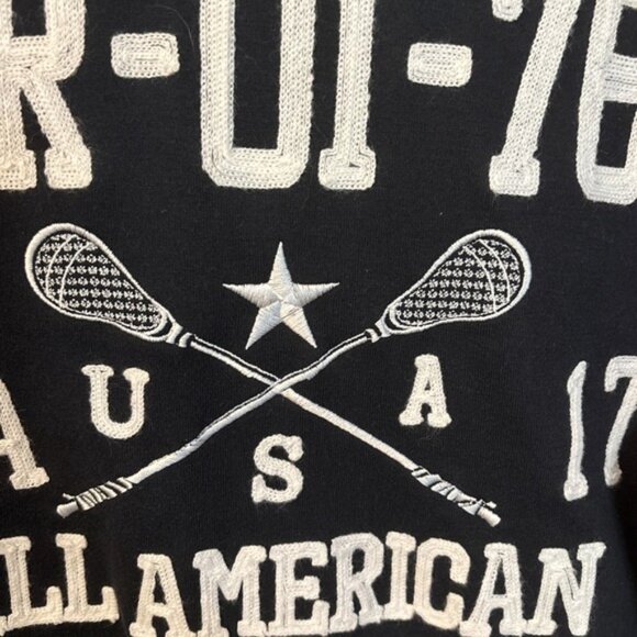 Heritage American Blue/Red varsity  jacket Lacrosse Embroidered‎ Patches 3XL - Picture 5 of 16